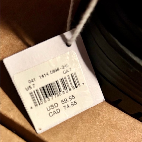 New Brown and Black Ankle Boots - Picture 5 of 7